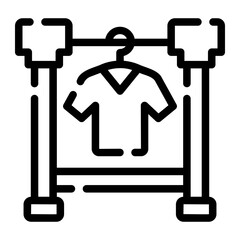 clothes rack Line Icon