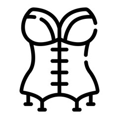corset Line Icon