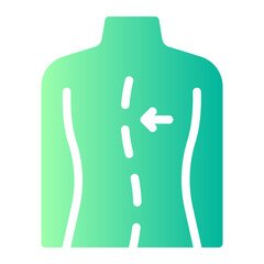 chiropractic gradient icon