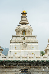 Fototapeta na wymiar The Kumbum Monastery, also called Ta’er Temple in Chinese.