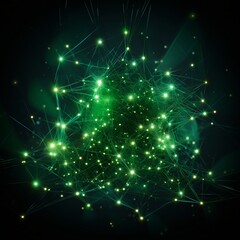 Green constellation stars