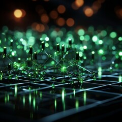 fiber optics background