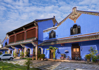 Ancient mansion - Cheong Fatt Tze the blue mansion, George Town, Penang.