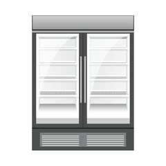 Vector illustration of  fridge 