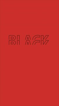 Black Friday Portrait Motion Graphic