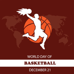Sports Background Vector. International Basketball Day Illustration, 