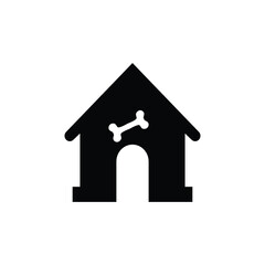 Dog house logo icon