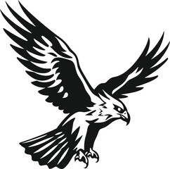 Eagle vector illustrations logo, t-shart design wallpaper  