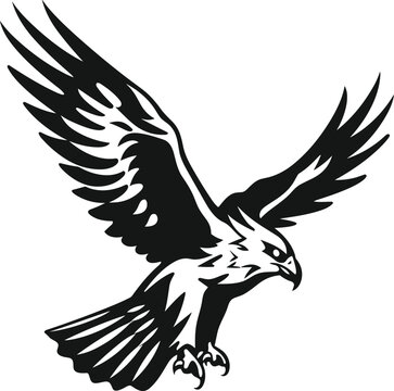 Eagle vector illustrations logo, t-shart design wallpaper  