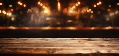 Blurry wooden interior with vintage touches. Blend of past and present. Modern cafe decor. Atmosphere of elegance. Retro coffee shop