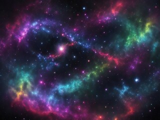 Cosmic Beauty: Abstract Galactic Nebulae Background