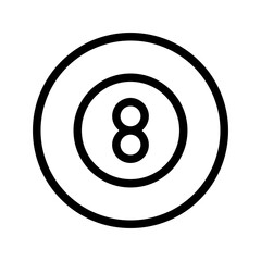 Ball icon symbol isolated design vector image. Illustration of the goal match football soccer design image