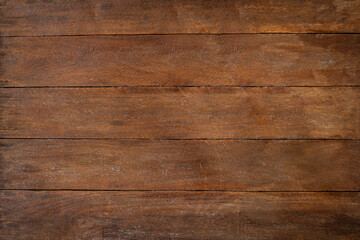 Obraz premium Old wooden texture background with brown planks and natural grain pattern