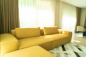 abstract blur modern and luxury living room