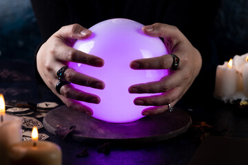 Divination on a magic ball