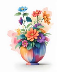 vase with flowers