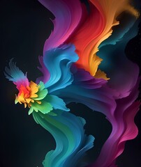 abstract rainbow background