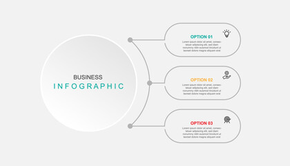 Fototapeta premium modern design template for infographics