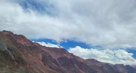 Fototapeta na wymiar Andes mountains road