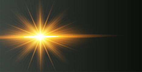 abstract and shiny solar radiance dark background with light effect