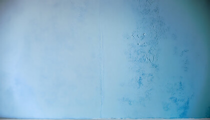 blue wall background, Clean Slate: Light Blue Plaster Wall for Product Photography, AI Generated