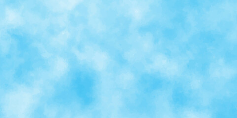 Defocused and blurry wet ink effect sky blue color watercolor background,  blurred and grainy Blue powder explosion on white background, Classic brush painted Blue,