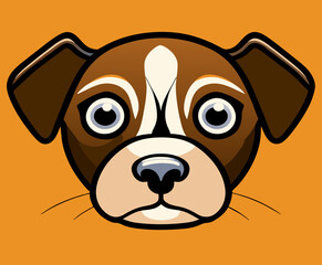 Dog vector cute