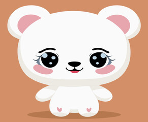 Bear cute vector 