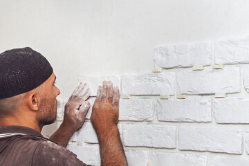 Building stones decorative brick wall