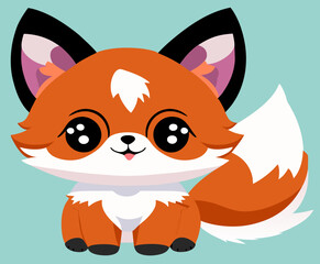 Obraz premium Wolf cute