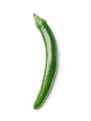 Chili pepper on white