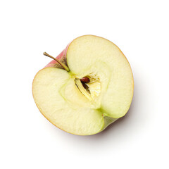 Fresh apple on white