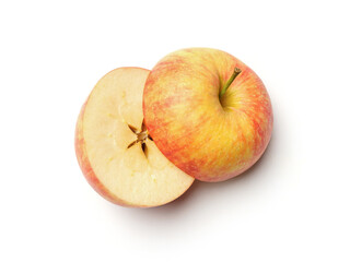 Fresh apple on white