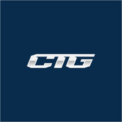 CTG Racing letter logo icon vector template.eps