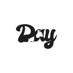 
Day dog logo icon vector template.eps