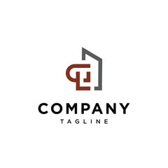 
Letter G L Building logo icon vector template.eps