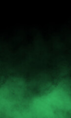 Green color powder explosion isolated on black background. Royalty high-quality free stock photo image Freeze motion of blue powder exploding. Colorful dust explode. Paint Holi, dust particles splash