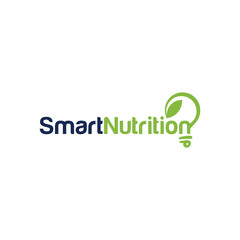 Smart Nutrition Word mark logo icon vector template.eps