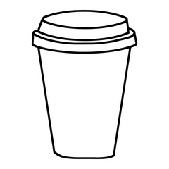 sketch of paper cup