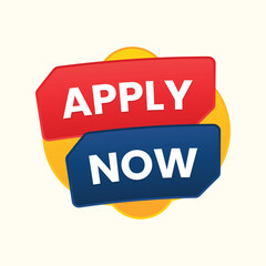 apply now speech bubble