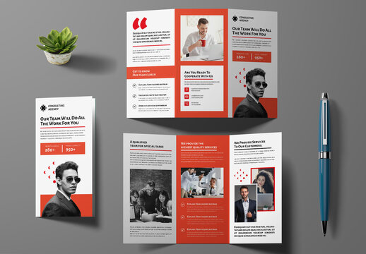 Business Trifold Brochure Design