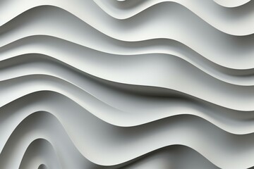 Stylish, monochrome surface with graceful contours. Simple 3D backdrop offering space for content. Generative AI