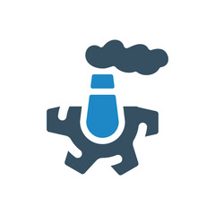 Factory icon vector illustration