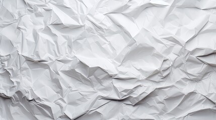 Navigating the Aesthetic Wonders of White Crumpled Paper Texture