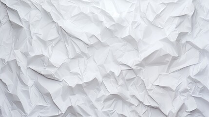 Exploring the Intricate World of White Crumpled Paper Texture