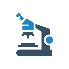 microscope icon vector illustration