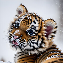 portrait of a tiger,
Generative AI