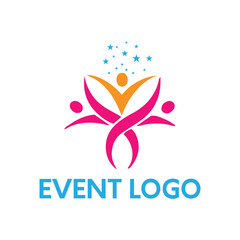 events logo design vector