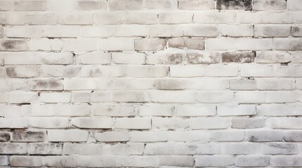 Immersing in the Timeless Elegance of an Old White Brick Wall Texture