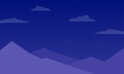 Obraz premium Vector colorful mars background with flat design